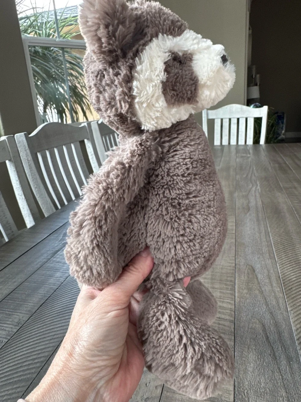 Jellycat Bashful Raccoon 12” Plush Toy